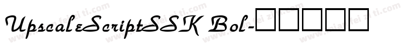 UpscaleScriptSSK Bol字体转换